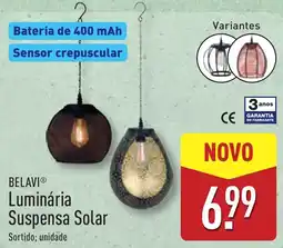 ALDI BELAVI Luminária Suspensa Solar promoção