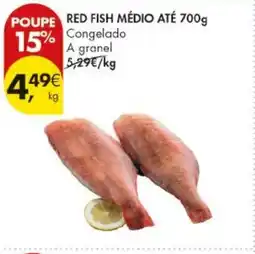 Pingo Doce Red fish médio até 700g promoção