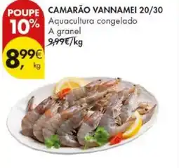 Pingo Doce Camarão vannamei 20/30 promoção