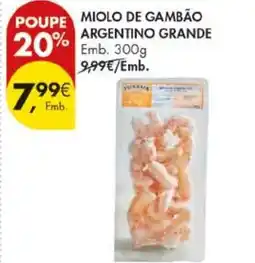 Pingo Doce Miolo de gambão argentino grande promoção