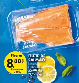 Pingo Doce Filete de salmão promoção