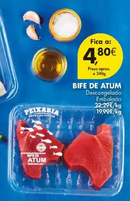 Pingo Doce Bife de atum promoção