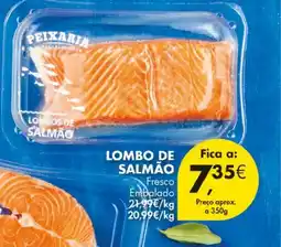 Pingo Doce Lombos de salmão promoção
