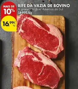 Pingo Doce Bife da vazia de bovino promoção