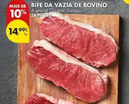 Pingo Doce Bife da vazia de bovino promoção