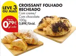 Pingo Doce Croissant folhado recheado promoção