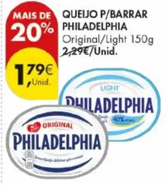 Pingo Doce Queijo p/barrar philadelphia promoção