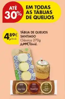 Pingo Doce Tábua de queijos santiago clássico promoção