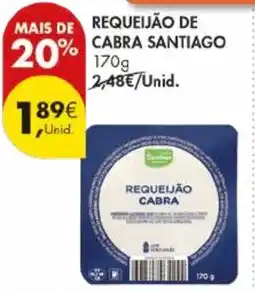 Pingo Doce Requeijão de cabra santiago promoção