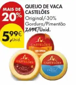 Pingo Doce Queijo de vaca casteloões promoção
