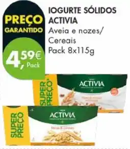 Pingo Doce Iogurte sólidos activia promoção