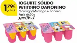 Pingo Doce Iogurte sólido petitdino danonino promoção