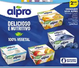 Pingo Doce Vegegurte soja alpro promoção