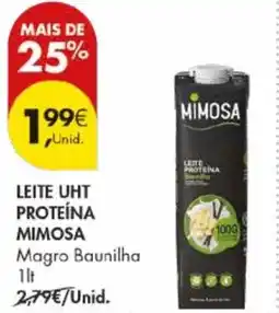 Pingo Doce Leite uht proteína mimosa promoção