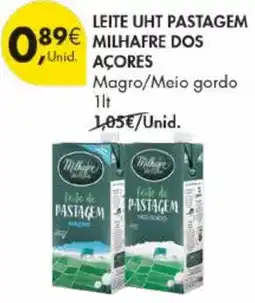 Pingo Doce Leite uht pastagem milhafre dos açores promoção