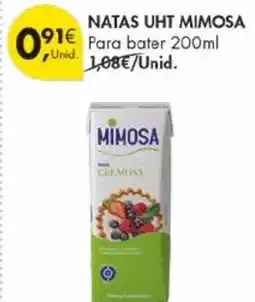 Pingo Doce Natas uht mimosa promoção