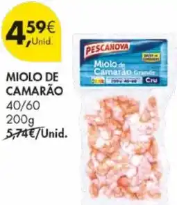 Pingo Doce Miolo de camarão 40/60 promoção
