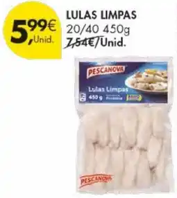 Pingo Doce Lulas limpas 20/40 promoção