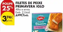 Pingo Doce Filetes de peixe primavera iglo promoção