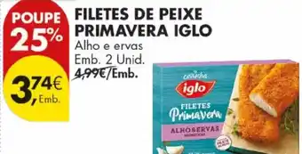 Pingo Doce Filetes de peixe primavera iglo promoção