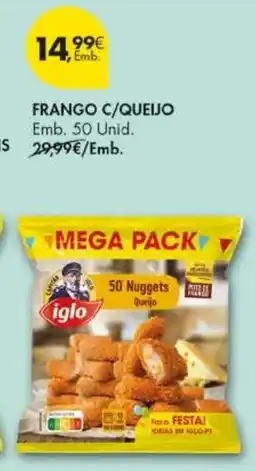 Pingo Doce Frango c/queijo iglo promoção