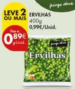 Pingo Doce Ervilhas promoção