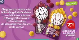 Pingo Doce Mini bolas de gelado sorbites promoção