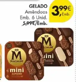 Pingo Doce Magnum gelado Amêndoas promoção