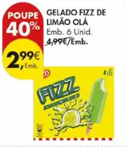 Pingo Doce Gelado fizz de limão olá promoção