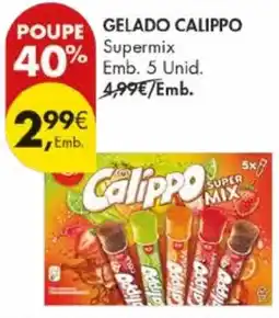 Pingo Doce Gelad calippo promoção