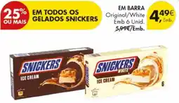 Pingo Doce Snickers em barra promoção