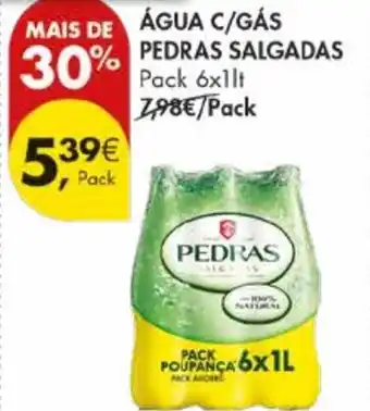 Pingo Doce Água c/gás pedras salgadas promoção