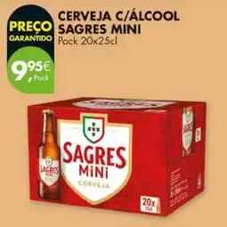 Pingo Doce Cerveja c/álcool sagres mini promoção