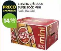 Pingo Doce Cerveja c/álcool super bock mini promoção
