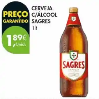 Pingo Doce Cerveja c/álcool sagres promoção