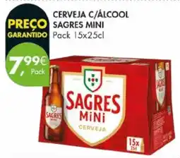 Pingo Doce Cerveja c/álcool sagres mini promoção