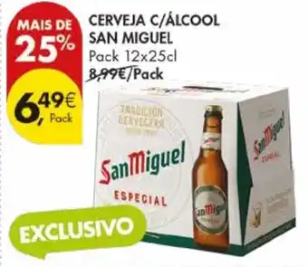 Pingo Doce Cerveja c/álcool san miguel promoção