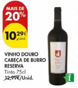 Pingo Doce Vinho douro cabeça de burro reserva promoção