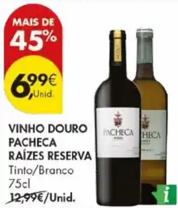 Pingo Doce Vinho douro pacheca raízes reserva promoção