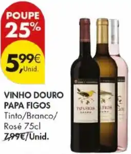 Pingo Doce Vinho douro papa figos promoção
