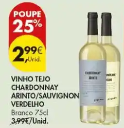Pingo Doce Vinho tejo chardonnay arinto/sauvignon verdelho promoção