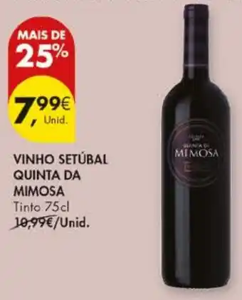Pingo Doce Vinho setúbal quinta da mimosa promoção