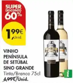 Pingo Doce Vinho península de setúbal sino grande promoção
