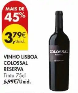 Pingo Doce Vinho lisboa colossal reserva promoção