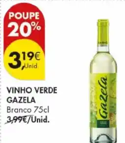 Pingo Doce Vinho verde gazela branco promoção