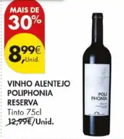 Pingo Doce Vinho alentejo poliphonia reserva promoção
