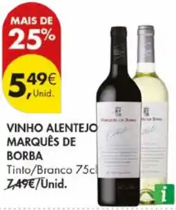 Pingo Doce Vinho alentejo marquês de borba promoção