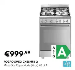Radio Popular Fogao smeg cx68mf8-2 promoção