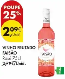 Pingo Doce Vinho frutado faisão promoção