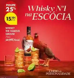 Pingo Doce Whisky the famous grouse promoção
